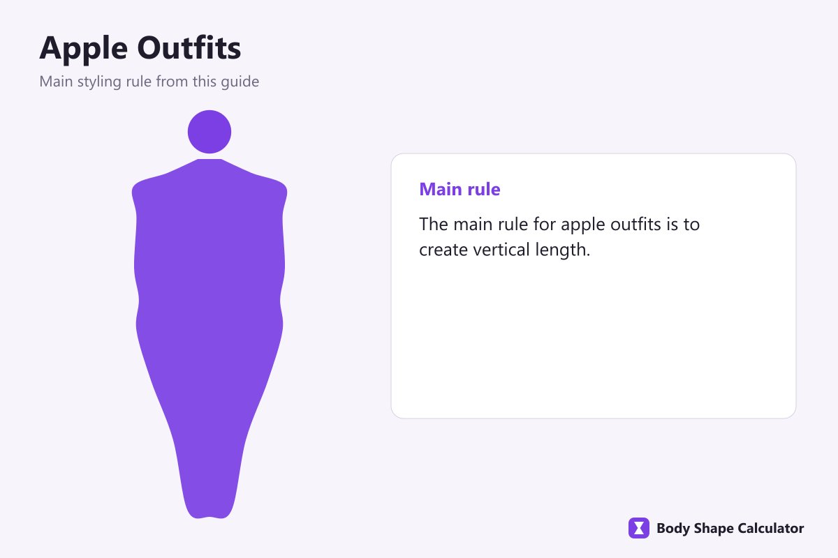 outfits for apple body shape