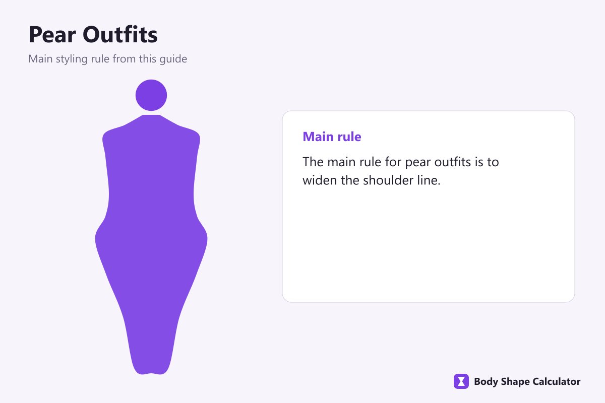 outfits for pear body shape